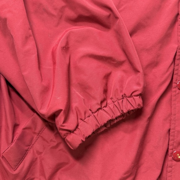 Vintage BAMA Alabama Crimson Tide Jacket XXL Red USA Made Nylon Sherpa Lined - Picture 4 of 11